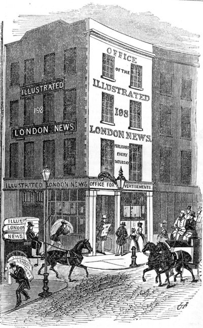 Illustrated London Newsin toimisto, 1842 tekijältä English School