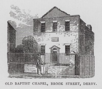 Old Baptist Chapel, Brook Street, Derby (kaiverrus) tekijältä English School