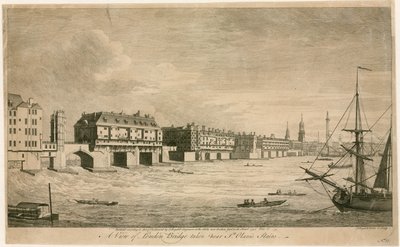 Old London Bridge, lähellä St Olaves Stairsia tekijältä English School
