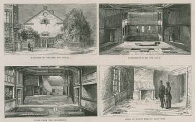 Old Richmond Theatre ja Edmund Keansin talo, nyt puretaan tekijältä English School