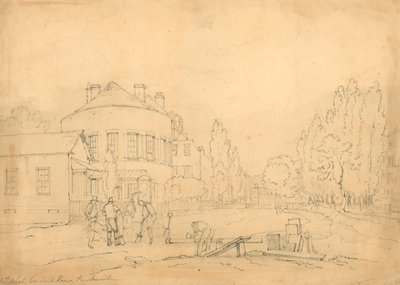 Old White Conduit House, Pentonville, Lontoo; luonnos tekijältä English School