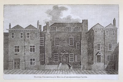 Oliver Cromwells House, Clerkenwell Close, 1800-luku tekijältä English School