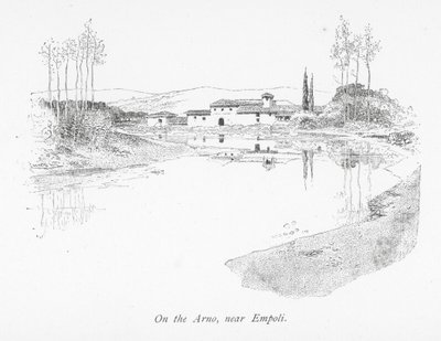 Arnolla, lähellä Empolia (litografia) tekijältä English School