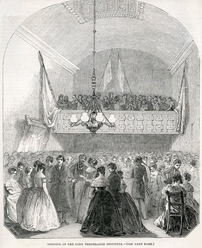 Cork Temperance Instituten avajaiset, 1845 tekijältä English School