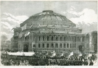 Kuningatar Victoria avaa Royal Albert Hallin tekijältä English School