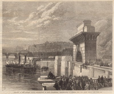Pohjois-Thames Embankmentin avaaminen jalkamatkustajille tekijältä English School