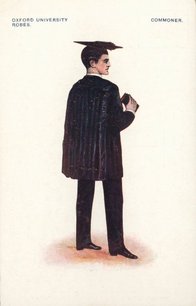 Oxfordin yliopiston kylpytakit - Commoner (väri litho) tekijältä English School