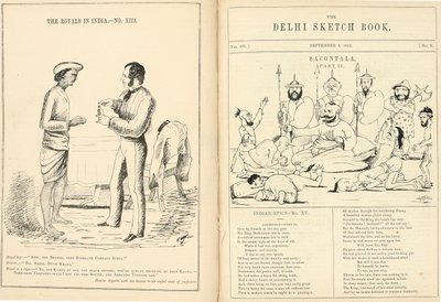 Sivut Delhi Sketchbookista tekijältä English School