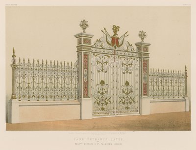 Kennard and Co, Falkirk ja Lontoo Park Entrance Gates tekijältä English School