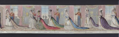 Osa panoraamasta kuningatar Victorian häistä, n. 1840 (käsinvärinen akvatinta) tekijältä English School