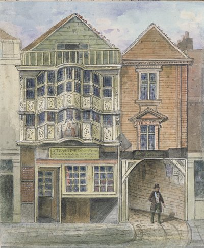 Paul Pindarin talo, Bishopsgate (käsinvärinen kaiverrus) tekijältä English School