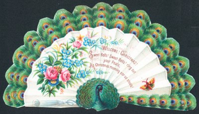 Peacock, joulukortti tekijältä English School