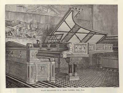 Lawrence Alma-Tademan piano tekijältä English School