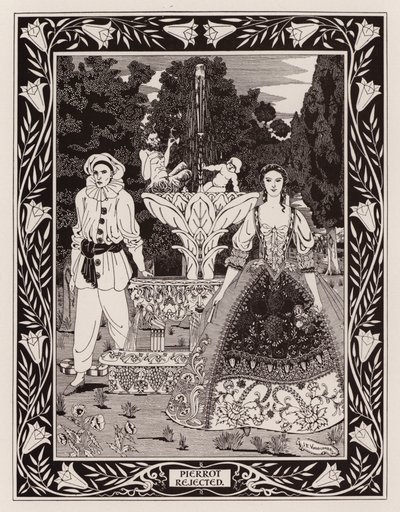 Pierrot hylätty (litho) tekijältä English School