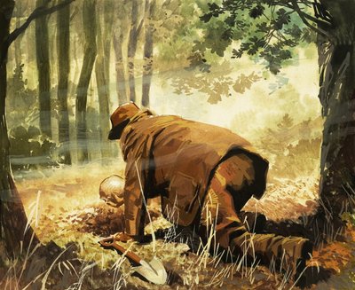 Piltdown Man - kuviteltu "löytö". tekijältä English School