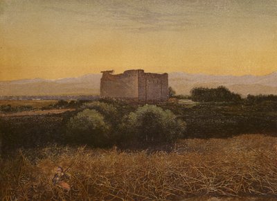 Raamatussa mainitut paikat: Jeriko, lounaasta (chromolitho): Jeriko, lounaasta (chromolitho) tekijältä English School