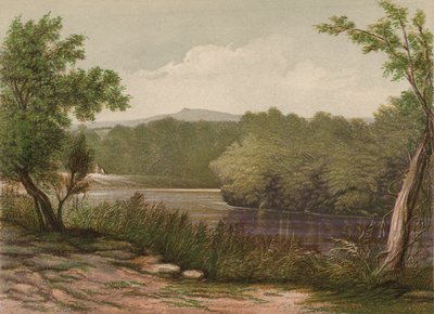 Raamatussa mainitut paikat: Jordan-joki (chromolitho) tekijältä English School