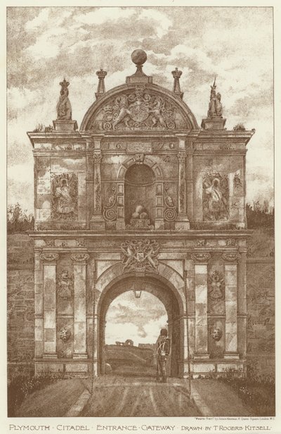 Plymouth Citadel, Entrance Gateway (litho) tekijältä English School