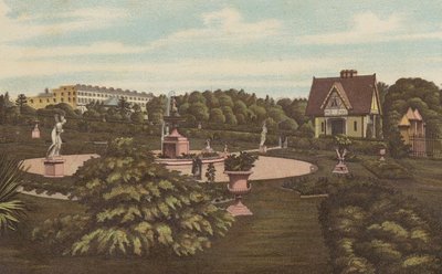 Plymouth: Swiss Lodge and Gardens, Devonport Park (värilitho) tekijältä English School