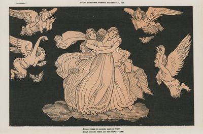 Poliittinen pilapiirros (värilitografia) tekijältä English School