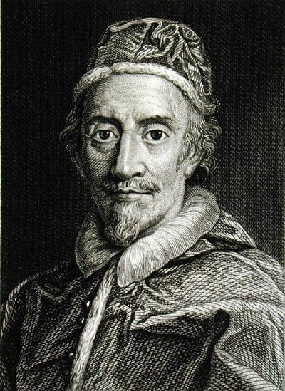 Paavi Klemens IX (1600-69) (kaiverrus) tekijältä English School