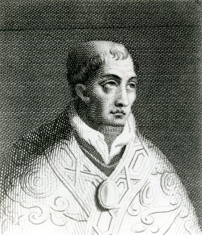 Paavi Johannes VIII (820-82) (kaiverrus) tekijältä English School