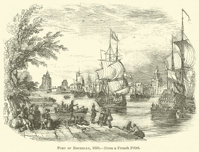 Rochellen satama, 1650 tekijältä English School
