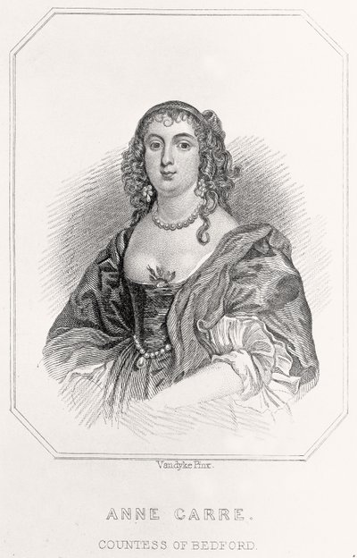 Bedfordin kreivitär Anne Carren muotokuva, 1835 tekijältä English School