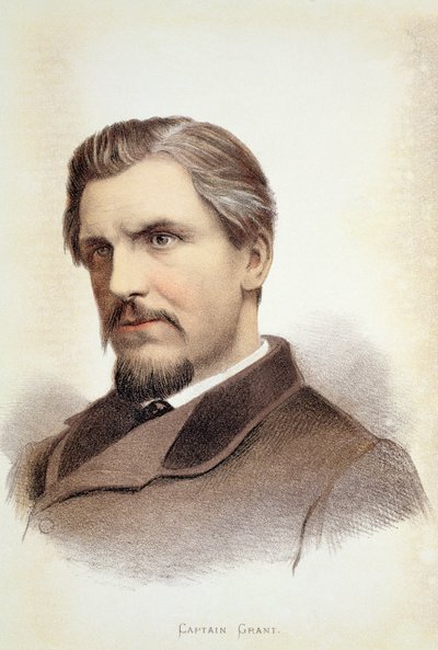Kapteeni James Augustus Grantin (1827-87) muotokuva tekijältä English School