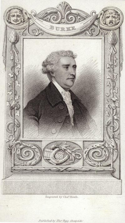 Edmund Burken muotokuva tekijältä English School