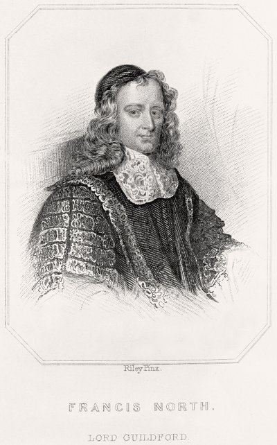 Francis Northin muotokuva, Lord Guildford, 1835 tekijältä English School