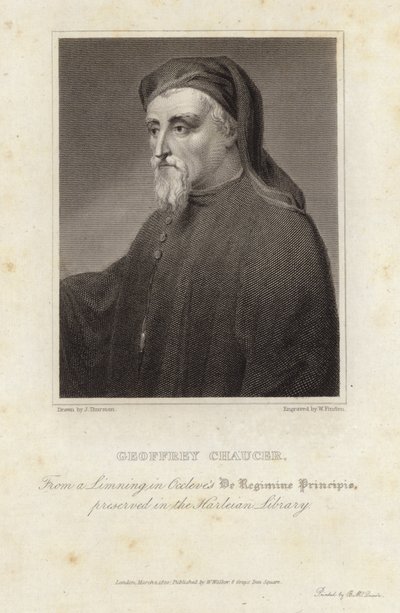 Geoffrey Chaucerin muotokuva tekijältä English School