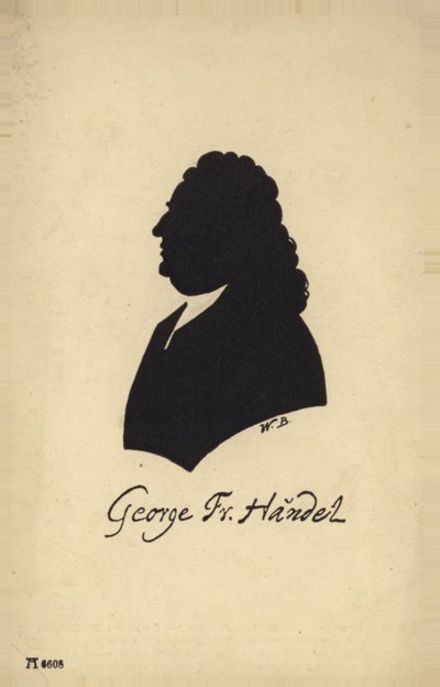 George Friedrich Händelin muotokuva tekijältä English School