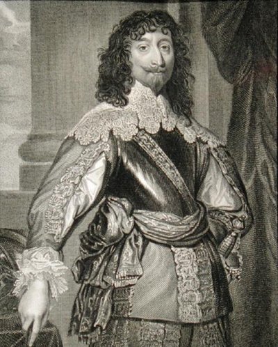 George Gordonin (1586-1649) muotokuva, Huntleyn toinen markiisi, "Lodge
