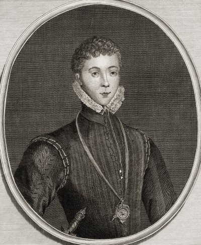 Henry Stewartin (1545-67) Lord Darnleyn muotokuva tekijältä English School