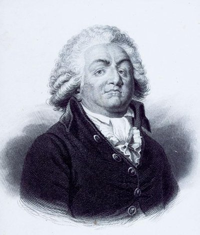 Honore-Gabriel Riquetin (1749-91) Mirabeaun kreivin muotokuva (kaiverrus) tekijältä English School
