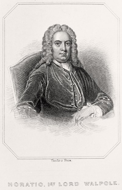 Horation muotokuva, 1. Lord Walpole, 1835 tekijältä English School