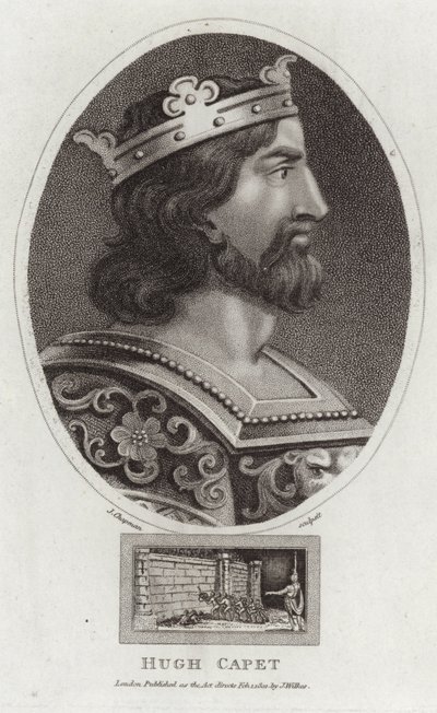 Hugh Capetin muotokuva tekijältä English School