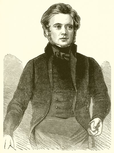 John Brightin muotokuva vuonna 1843 tekijältä English School