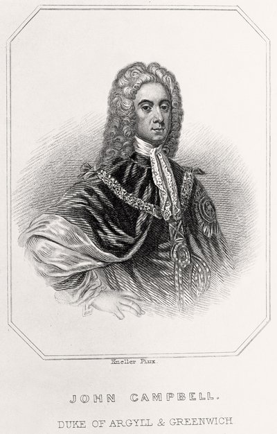 John Campbellin, Argyllin ja Greenwichin herttuan muotokuva, 1835 tekijältä English School