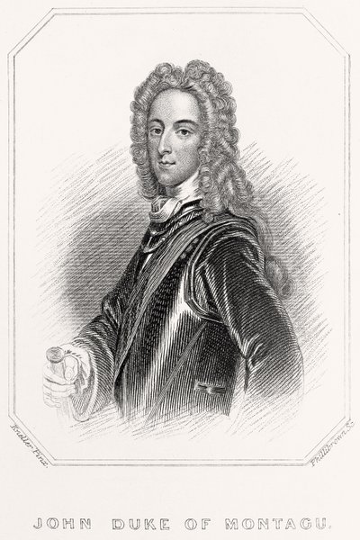 John Duke of Montagu muotokuva, 1835 tekijältä English School