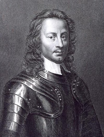 John Hampdenin (1594-1643) muotokuva (kaiverrus) tekijältä English School