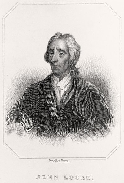 John Locken muotokuva, 1835 tekijältä English School