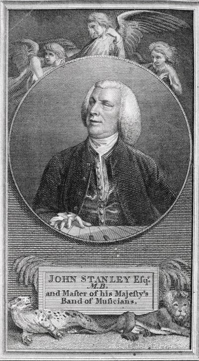 John Stanleyn (1712-86) muotokuva tekijältä English School