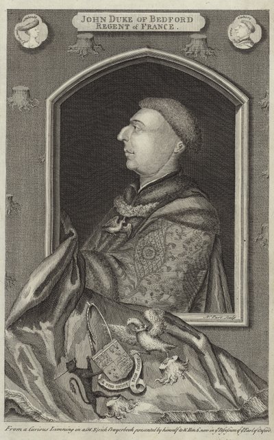 John of Lancaster, Bedfordin herttuan muotokuva tekijältä English School