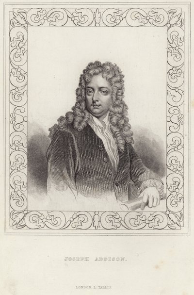 Joseph Addisonin muotokuva tekijältä English School
