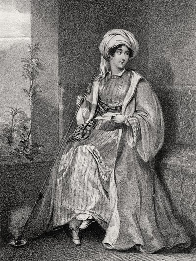 Lady Hester Stanhopen muotokuva, tekijältä English School