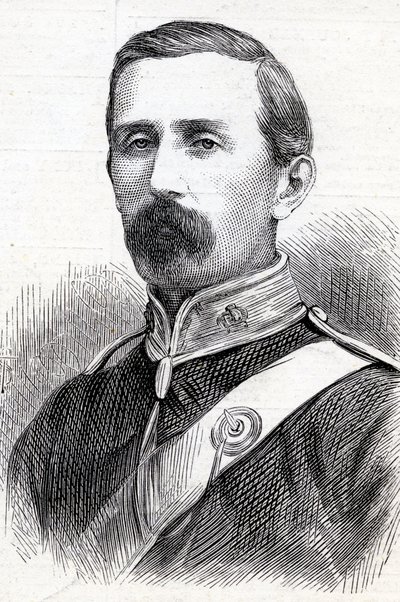 Everstiluutnantti George Taylor Denisonin muotokuva, 1877 tekijältä English School