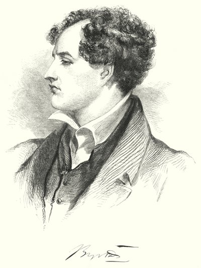 Lord Byronin muotokuva tekijältä English School