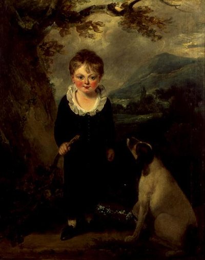 Lord Godolphinin muotokuva lapsena, n. 1810 (öljy kankaalle) tekijältä English School